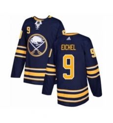 Men's Adidas Buffalo Sabres #9 Jack Eichel Premier Navy Blue Home NHL Jersey