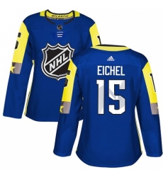 Women's Adidas Buffalo Sabres #15 Jack Eichel Authentic Royal Blue 2018 All-Star Atlantic Division NHL Jersey