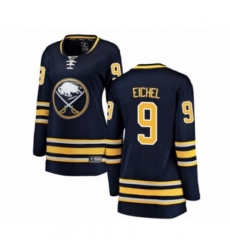 Women's Buffalo Sabres #9 Jack Eichel Fanatics Branded Navy Blue Home Breakaway NHL Jersey