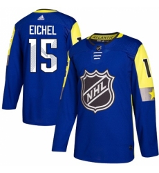 Youth Adidas Buffalo Sabres #15 Jack Eichel Authentic Royal Blue 2018 All-Star Atlantic Division NHL Jersey