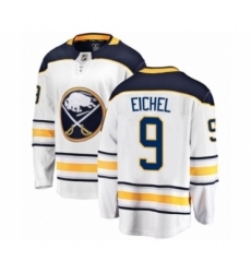 Youth Buffalo Sabres #9 Jack Eichel Fanatics Branded White Away Breakaway NHL Jersey