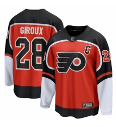 Men's Philadelphia Flyers #28 Claude Giroux Fanatics Branded Orange 2020-21 Special Edition Breakaway Player Jersey