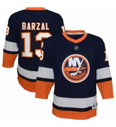 Youth New York Islanders #13 Mathew Barzal Navy 2020-21 Special Edition Replica Player Jersey