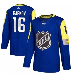 Men's Adidas Florida Panthers #16 Aleksander Barkov Authentic Royal Blue 2018 All-Star Atlantic Division NHL Jersey