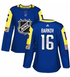 Women's Adidas Florida Panthers #16 Aleksander Barkov Authentic Royal Blue 2018 All-Star Atlantic Division NHL Jersey