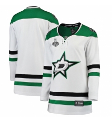 Women's Dallas Stars Blank Fanatics Branded White 2020 Stanley Cup Final Bound Away Breakaway Jersey