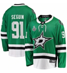 Men's Dallas Stars #91 Tyler Seguin Fanatics Branded Green 2020 Stanley Cup Final Bound Home Player Breakaway Jersey