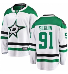 Men's Dallas Stars #91 Tyler Seguin Fanatics Branded White Away Breakaway NHL Jersey