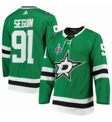 Men's Dallas Stars #91 Tyler Seguin adidas Kelly Green 2020 Stanley Cup Final Bound Authentic Player Jersey