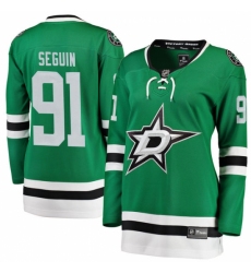 Women's Dallas Stars #91 Tyler Seguin Fanatics Branded Green Home Breakaway NHL Jersey
