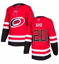 Men's Adidas Carolina Hurricanes #20 Sebastian Aho Authentic Red Drift Fashion NHL Jersey