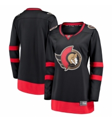 Women's Ottawa Senators Fanatics Branded Blank Black 2020-21 Home Breakaway Jersey