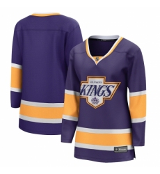 Women's Los Angeles Kings Fanatics Branded Blank Purple 2020-21 Special Edition Breakaway Jersey