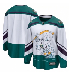 Men's Anaheim Ducks Fanatics Branded Blank White 2020-21 Special Edition Breakaway Jersey