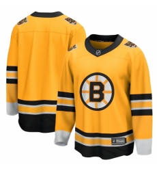 Men's Boston Bruins Fanatics Branded Blank Gold 2020-21 Special Edition Breakaway Jersey