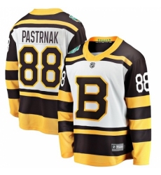Men's Boston Bruins #88 David Pastrnak White 2019 Winter Classic Fanatics Branded Breakaway NHL Jersey