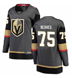 Women's Vegas Golden Knights #75 Ryan Reaves Authentic Black Home Fanatics Branded Breakaway NHL Jersey