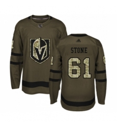 Men's Vegas Golden Knights #61 Mark Stone Authentic Green Salute to Service Hockey Jersey