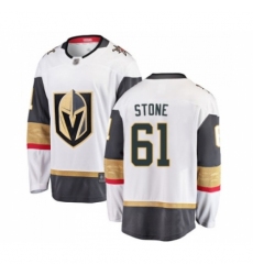 Men's Vegas Golden Knights #61 Mark Stone Authentic White Away Fanatics Branded Breakaway Hockey Jersey