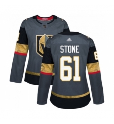 Women's Vegas Golden Knights #61 Mark Stone Authentic Gray Home Hockey Jersey