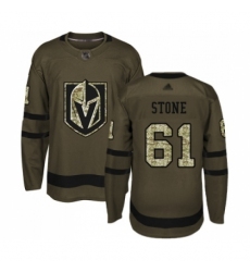 Youth Vegas Golden Knights #61 Mark Stone Authentic Green Salute to Service Hockey Jersey