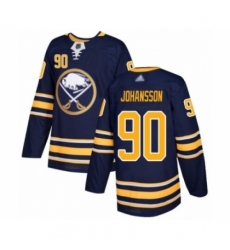 Men's Buffalo Sabres #90 Marcus Johansson Authentic Navy Blue Home Hockey Jersey