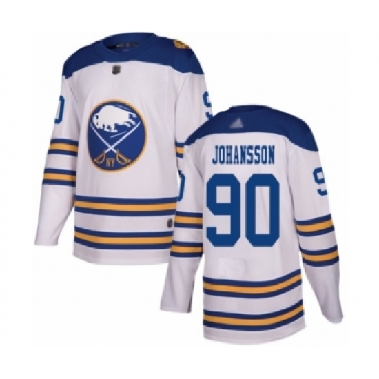 Men's Buffalo Sabres #90 Marcus Johansson Authentic White 2018 Winter Classic Hockey Jersey Men's Buffalo Sabres #90 Marcus Johansson Authentic White 2018 Winter Classic Hockey Jersey