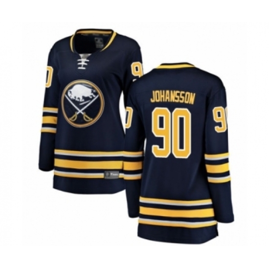 Women's Buffalo Sabres #90 Marcus Johansson Fanatics Branded Navy Blue Home Breakaway Hockey Jersey Women's Buffalo Sabres #90 Marcus Johansson Fanatics Branded Navy Blue Home Breakaway Hockey Jersey