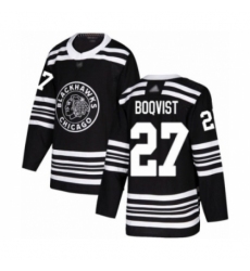 Youth Chicago Blackhawks #27 Adam Boqvist Authentic Black Alternate Hockey Jersey