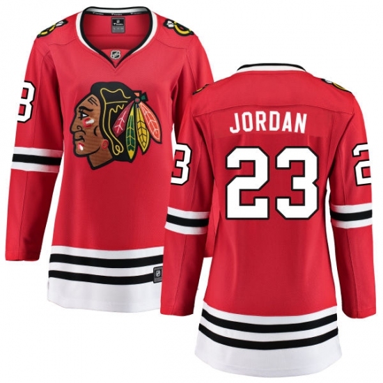 Women's Chicago Blackhawks #23 Michael Jordan Fanatics Branded Red Home Breakaway NHL Jersey Women's Chicago Blackhawks #23 Michael Jordan Fanatics Branded Red Home Breakaway NHL Jersey