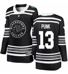 Women's Chicago Blackhawks #13 CM Punk Black 2019 Winter Classic Fanatics Branded Breakaway NHL Jersey