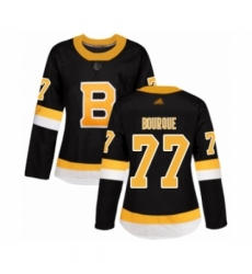 Women's Boston Bruins #77 Ray Bourque Authentic Black Alternate Hockey Jersey