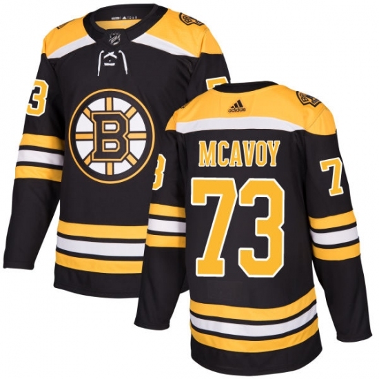 Youth Adidas Boston Bruins #73 Charlie McAvoy Authentic Black Home NHL Jersey Youth Adidas Boston Bruins #73 Charlie McAvoy Authentic Black Home NHL Jersey