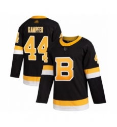 Men's Boston Bruins #44 Steven Kampfer Authentic Black Alternate Hockey Jersey