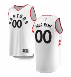 Men's Toronto Raptors Fanatics Branded White Fast Break Custom Replica Jersey - Association Edition