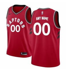 Men's Toronto Raptors Nike Red Swingman Custom Jersey - Icon Edition