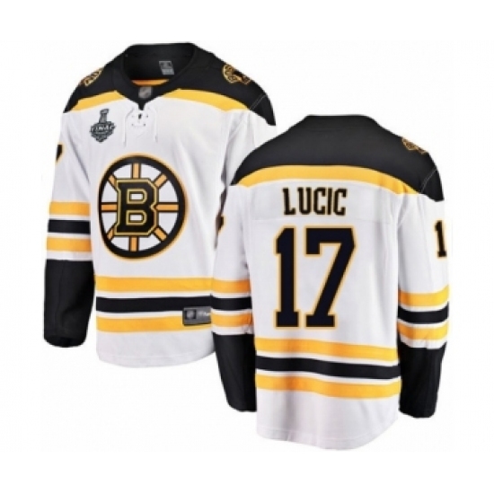 Youth Boston Bruins #17 Milan Lucic Authentic White Away Fanatics Branded Breakaway 2019 Stanley Cup Final Bound Hockey Jersey Youth Boston Bruins #17 Milan Lucic Authentic White Away Fanatics Branded Breakaway 2019 Stanley Cup Final Bound Hockey Jersey