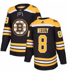 Men's Adidas Boston Bruins #8 Cam Neely Authentic Black Home NHL Jersey
