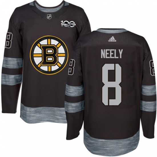 Men's Adidas Boston Bruins #8 Cam Neely Premier Black 1917-2017 100th Anniversary NHL Jersey Men's Adidas Boston Bruins #8 Cam Neely Premier Black 1917-2017 100th Anniversary NHL Jersey
