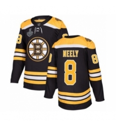 Men's Boston Bruins #8 Cam Neely Authentic Black Home 2019 Stanley Cup Final Bound Hockey Jersey