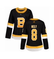 Women's Boston Bruins #8 Cam Neely Authentic Black Alternate Hockey Jersey