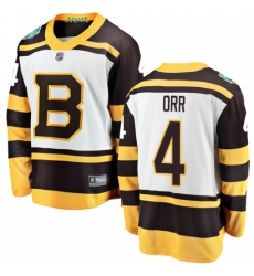 Youth Boston Bruins #4 Bobby Orr White 2019 Winter Classic Fanatics Branded Breakaway NHL Jersey
