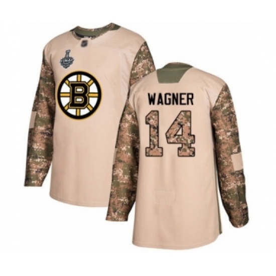 Youth Boston Bruins #14 Chris Wagner Authentic Camo Veterans Day Practice 2019 Stanley Cup Final Bound Hockey Jersey Youth Boston Bruins #14 Chris Wagner Authentic Camo Veterans Day Practice 2019 Stanley Cup Final Bound Hockey Jersey