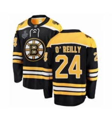 Men's Boston Bruins #24 Terry O'Reilly Authentic Black Home Fanatics Branded Breakaway 2019 Stanley Cup Final Bound Hockey Jersey