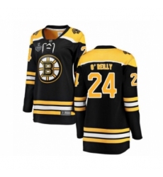 Women's Boston Bruins #24 Terry O'Reilly Authentic Black Home Fanatics Branded Breakaway 2019 Stanley Cup Final Bound Hockey Jersey