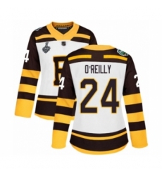 Women's Boston Bruins #24 Terry O'Reilly Authentic White Winter Classic 2019 Stanley Cup Final Bound Hockey Jersey