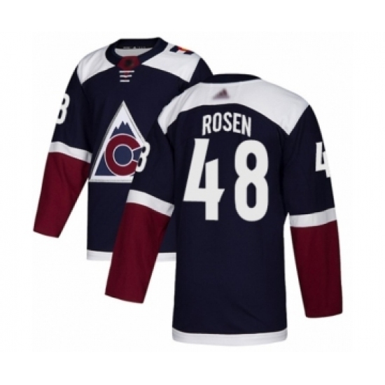 Men's Colorado Avalanche #48 Calle Rosen Authentic Navy Blue Alternate Hockey Jersey Men's Colorado Avalanche #48 Calle Rosen Authentic Navy Blue Alternate Hockey Jersey