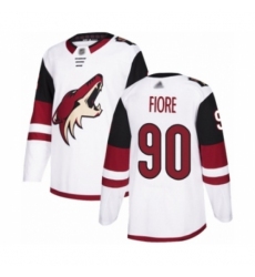 Youth Arizona Coyotes #90 Giovanni Fiore Authentic White Away Hockey Jersey