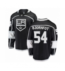 Men's Los Angeles Kings #54 Tobias Bjornfot Authentic Black Home Fanatics Branded Breakaway Hockey Jersey