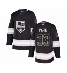 Men's Los Angeles Kings #33 Lukas Parik Authentic Black Drift Fashion Hockey Jersey